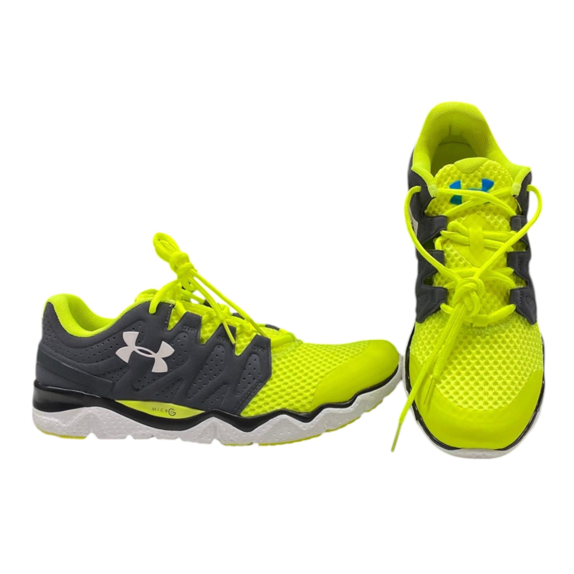 Under Armour, Micro G Optimum, Încălțăminte sport, Gri/Neon, Pentru bărbați